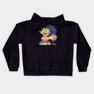 Virgo - Zodiac Alien Kids Hoodie